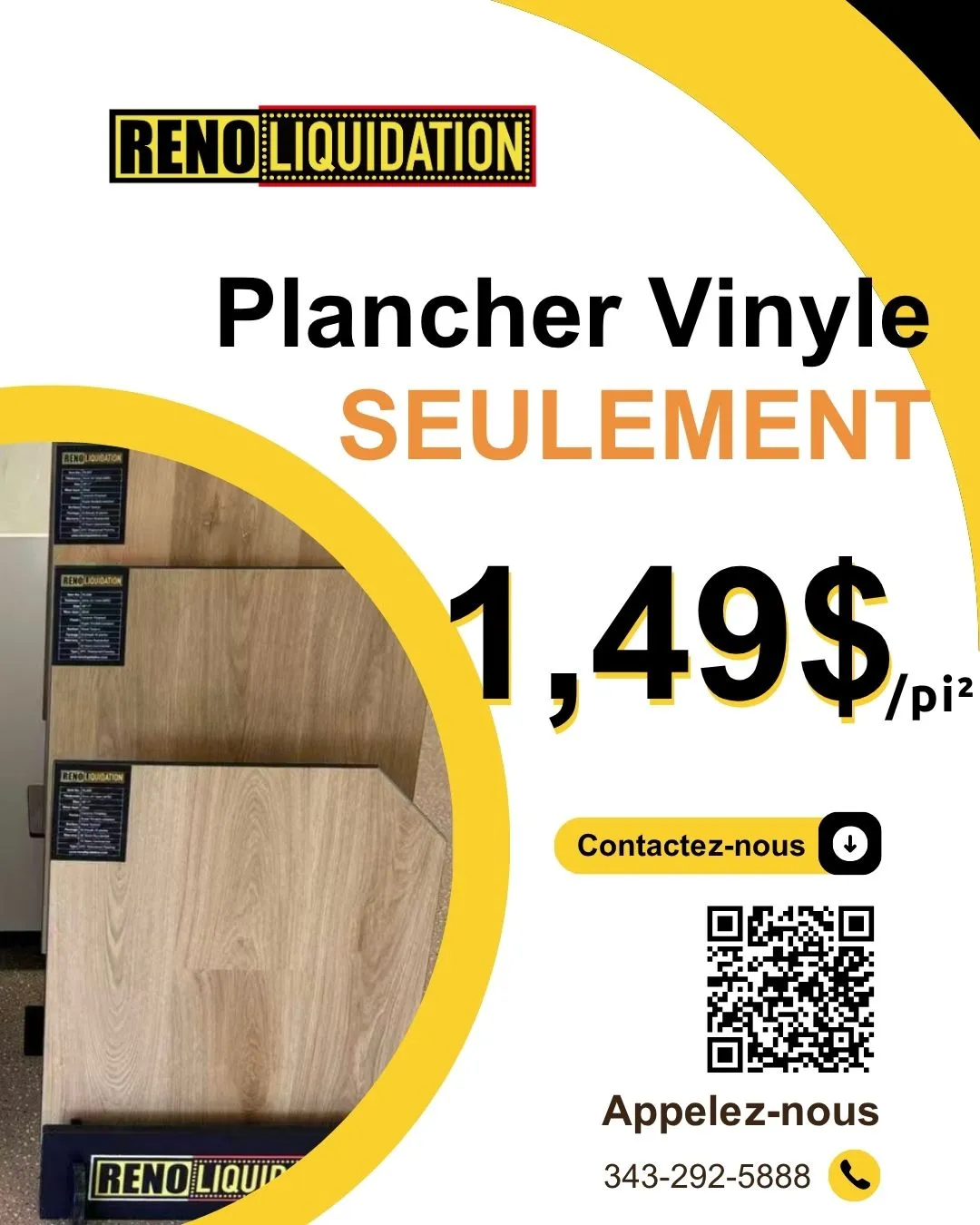 Plancher Vinyle 1.49